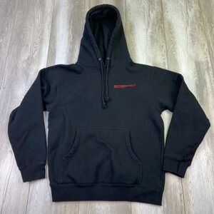 Shadow Hill USA Hoodie Mens XS Black Red Pullover Hooded Sweater Casual Men